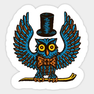 Owl safe cracker russian prison tattoo Sticker